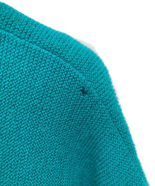 CHEMISE LACOSTE（シュミーズ ラコステ）CHEMISE LACOSTE (シュミーズ ラコステ) 70'Sニットポロシャツ グリーン サイズ:44の古着・服飾アイテム