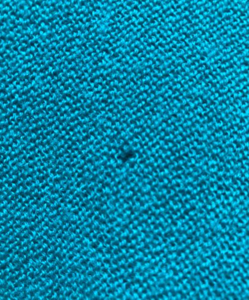 CHEMISE LACOSTE（シュミーズ ラコステ）CHEMISE LACOSTE (シュミーズ ラコステ) 70'Sニットポロシャツ グリーン サイズ:44の古着・服飾アイテム