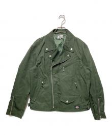 For The Weekend×Dickies（エフティダブリュー×ディッキーズ）の古着「コットンライダースジャケット」｜カーキ