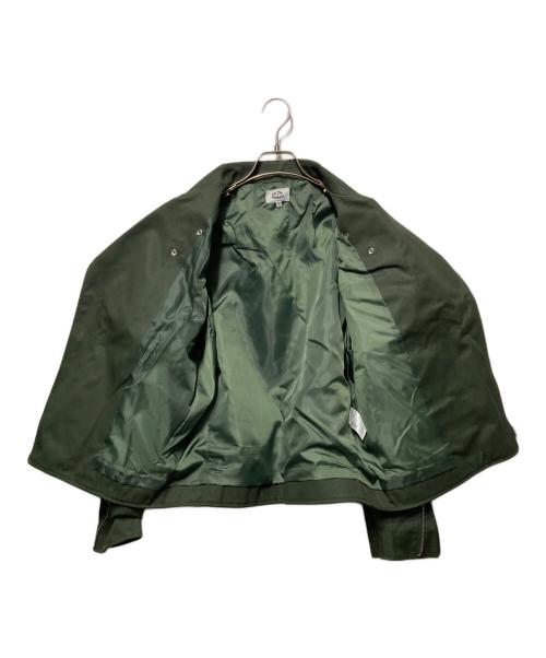 For The Weekend（エフティダブリュー）For The Weekend (エフティダブリュー) Dickies (ディッキーズ) コットンライダースジャケット カーキ サイズ:Ｍの古着・服飾アイテム