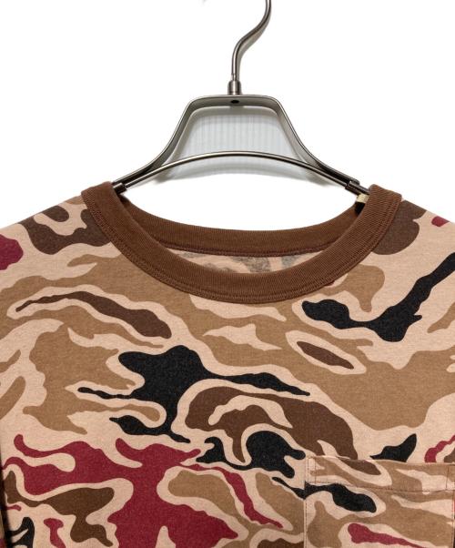 SUPREME（シュプリーム）SUPREME (シュプリーム) カモ柄ポケットTEE ブラウン サイズ:Lの古着・服飾アイテム