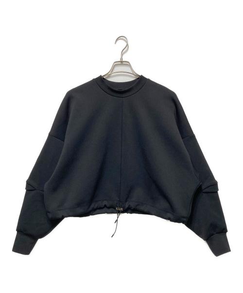 Ujoh（ウジョー）Ujoh (ウジョー) ドローコードクロップドT ブラック サイズ:2の古着・服飾アイテム