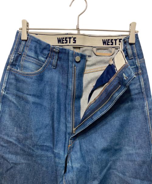 WESTOVERALLS（ウエストオーバーオールズ）WESTOVERALLS (ウエストオーバーオールズ) デニムパンツ インディゴ サイズ:W 28の古着・服飾アイテム