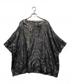 Dessin de modeデッサンデモード）の古着「メタリックTシャツ」｜グレー