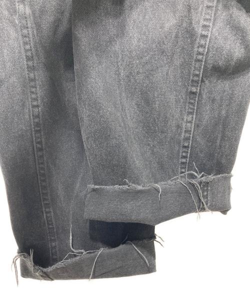 MAISON EUREKA（メゾンエウレカ）MAISON EUREKA (メゾンエウレカ) 再構築デニムパンツ ブラック サイズ:Ｍの古着・服飾アイテム