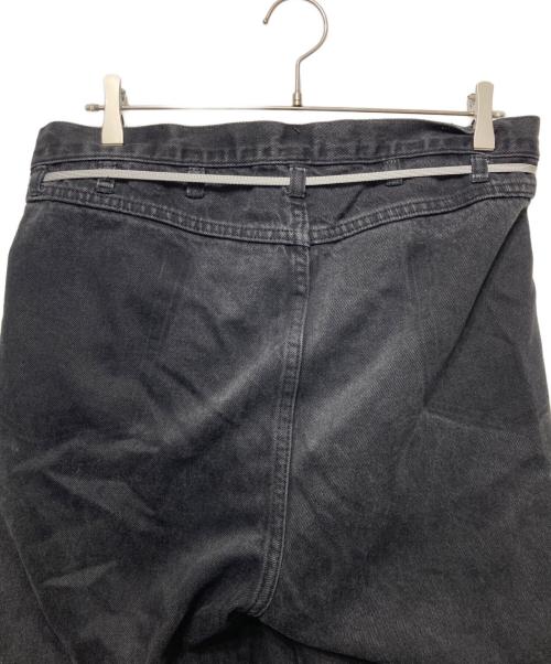 MAISON EUREKA（メゾンエウレカ）MAISON EUREKA (メゾンエウレカ) 再構築デニムパンツ ブラック サイズ:Ｍの古着・服飾アイテム