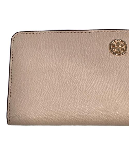 TORY BURCH（トリーバーチ）TORY BURCH (トリーバーチ) ロビンソンジップスリムウォレット ピンクの古着・服飾アイテム