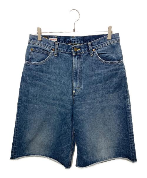 LEE（リー）LEE (リー) ライダー ワイド ショーツ デニム インディゴ サイズ:Ｍの古着・服飾アイテム