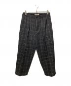 COOTIE PRODUCTIONSクーティープロダクツ）の古着「タックパンツ」｜ブラック
