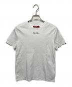 Max Mara Studioマックスマーラ ストゥディオ）の古着「ロゴプリントTシャツ」｜ホワイト