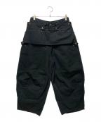 Needlesニードルズ）の古着「11オンス オックスフォード エプロン ヒザデルパンツ」｜ブラック