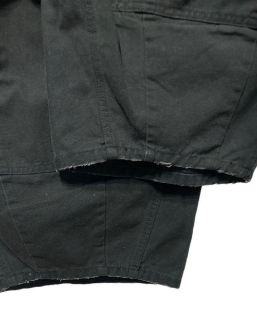 Needles（ニードルズ）Needles (ニードルズ) 11オンス オックスフォード エプロン ヒザデルパンツ ブラック サイズ:Ｓの古着・服飾アイテム