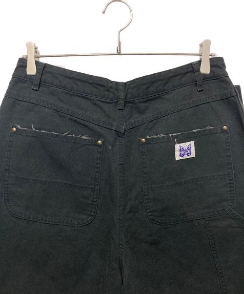 Needles（ニードルズ）Needles (ニードルズ) 11オンス オックスフォード エプロン ヒザデルパンツ ブラック サイズ:Ｓの古着・服飾アイテム