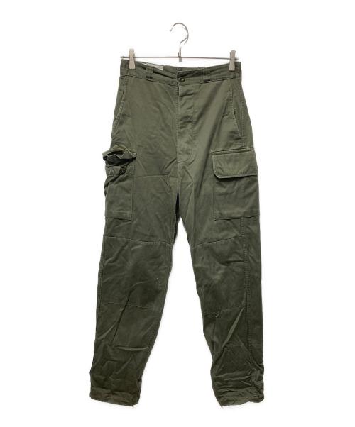 French Army（フランス軍）French Army (フランス軍) M-64カーゴパンツ オリーブ サイズ:68Lの古着・服飾アイテム