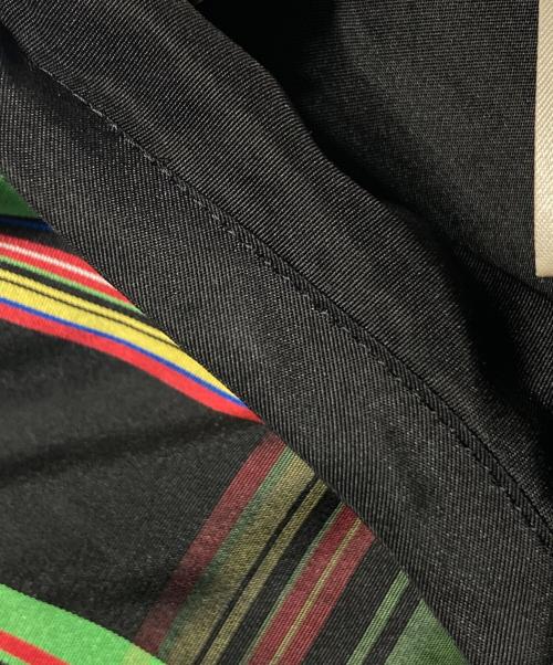 COMME des GARCONS（コムデギャルソン）COMME des GARCONS (コムデギャルソン) 総柄ワンピース ブラック×グリーン サイズ:Ｓの古着・服飾アイテム