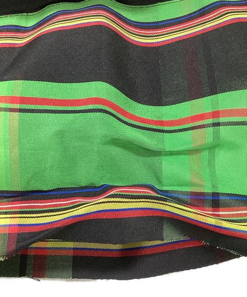 COMME des GARCONS（コムデギャルソン）COMME des GARCONS (コムデギャルソン) 総柄ワンピース ブラック×グリーン サイズ:Ｓの古着・服飾アイテム