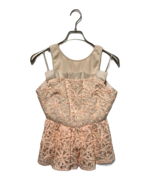 Snidel（スナイデル）Snidel (スナイデル) カットタンクレイヤードチュニック ピンク サイズ:freeの古着・服飾アイテム