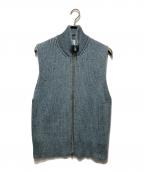 SUGARHILLシュガーヒル）の古着「Drivers Knit Vest/ドライバーズニットベスト」｜ブルー