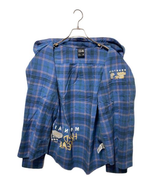 MOUNTAIN HARD WEAR（マウンテンハードウェア）MOUNTAIN HARD WEAR (マウンテンハードウェア) シャツパーカー ブルー サイズ:Ｍの古着・服飾アイテム