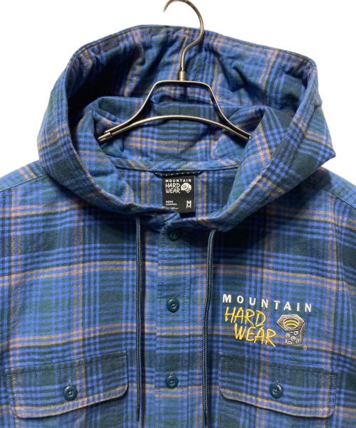 MOUNTAIN HARD WEAR（マウンテンハードウェア）MOUNTAIN HARD WEAR (マウンテンハードウェア) シャツパーカー ブルー サイズ:Ｍの古着・服飾アイテム