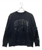 Champion×SETINNチャンピオン×セットイン）の古着「STN TENNIS Crew Sweat」｜ブラック