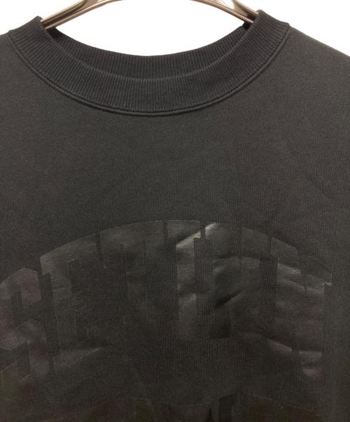 Champion（チャンピオン）Champion (チャンピオン) SETINN (セットイン) STN TENNIS Crew Sweat ブラック サイズ:Ｍの古着・服飾アイテム