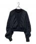 THINGS THAT MATTER（シングスザットマター）の古着「STONE NYLON GATHER PULLOVER」｜ブラック
