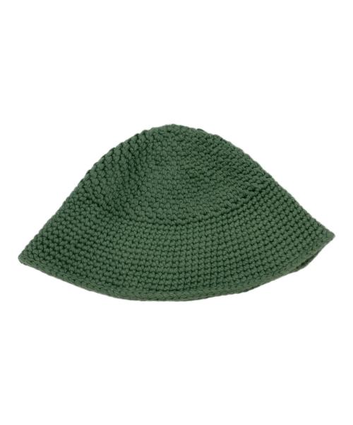 WIND AND SEA（ウィンダンシー）WIND AND SEA (ウィンダンシー) kijima takayuki (キジマタカユキ) Fishnet Recycled Hand Knit Sailor Hat グリーンの古着・服飾アイテム