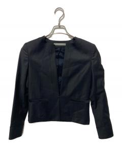 中古・古着通販】theory (セオリー) LUXE LEATHER/BAVEWICK N ブラック
