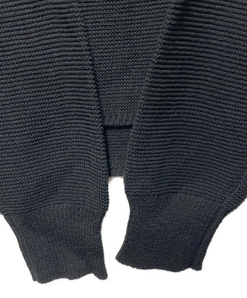 SIMPLICITE（シンプリシテ）SIMPLICITE (シンプリシテ) ガーター編みプルオーバー ブラック サイズ:-の古着・服飾アイテム