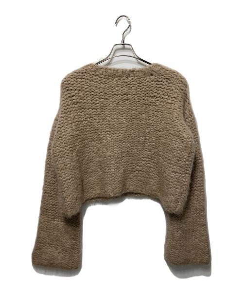 Drawing Numbers（ドローイングナンバーズ）Drawing Numbers (ドローイングナンバーズ) カシミヤローゲージニット ベージュ サイズ:38の古着・服飾アイテム
