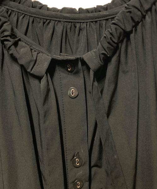 machatt（マチャット）machatt (マチャット) リボンバックティアードドレスワンピース ブラック サイズ:FREEの古着・服飾アイテム