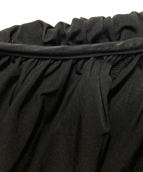 machatt（マチャット）machatt (マチャット) リボンバックティアードドレスワンピース ブラック サイズ:FREEの古着・服飾アイテム