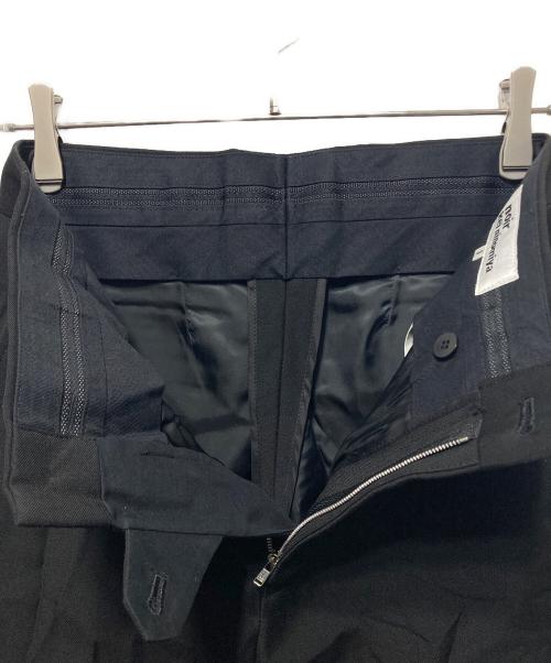 noir kei ninomiya（ノワール ケイ ニノミヤ）noir kei ninomiya (ノワール ケイ ニノミヤ) ウールモヘヤドスキンパンツ ブラック サイズ:Sの古着・服飾アイテム