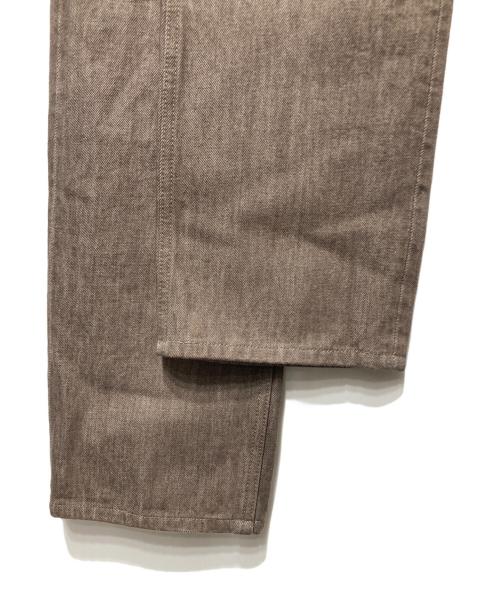 AURALEE（オーラリー）AURALEE (オーラリー) HARD TWIST BROWN DENIM 5P PANTS ブラウン サイズ:25の古着・服飾アイテム