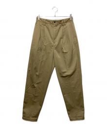 Dickies×ok.soon（ディッキーズ×オクスン）の古着「2tuck tapered chino pants」｜ベージュ