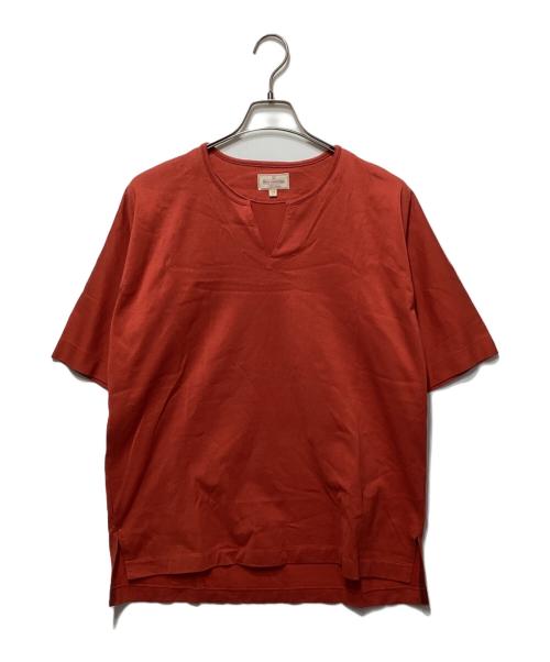 NEZU YOHINTEN（ネヅヨウヒンテン）NEZU YOHINTEN (ネヅヨウヒンテン) キーネックカットソー オレンジ サイズ:1の古着・服飾アイテム