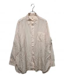 KAPTAIN SUNSHINE（キャプテンサンシャイン）の古着「シルクリネンコットンシャツ」｜ピンク