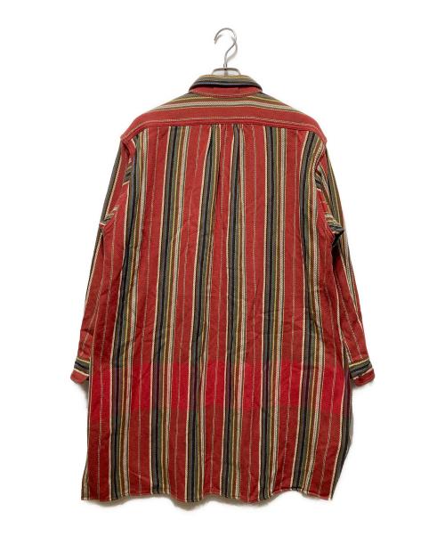 NIGEL CABOURN（ナイジェルケーボン）NIGEL CABOURN (ナイジェルケーボン) リバーシブル フランネル ブランケットシャツ レッド サイズ:50の古着・服飾アイテム