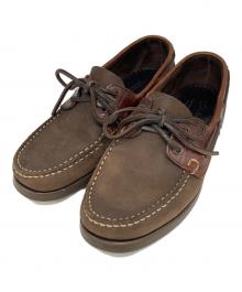 PARABOOT（パラブーツ）の古着「デッキシューズ」｜ブラウン