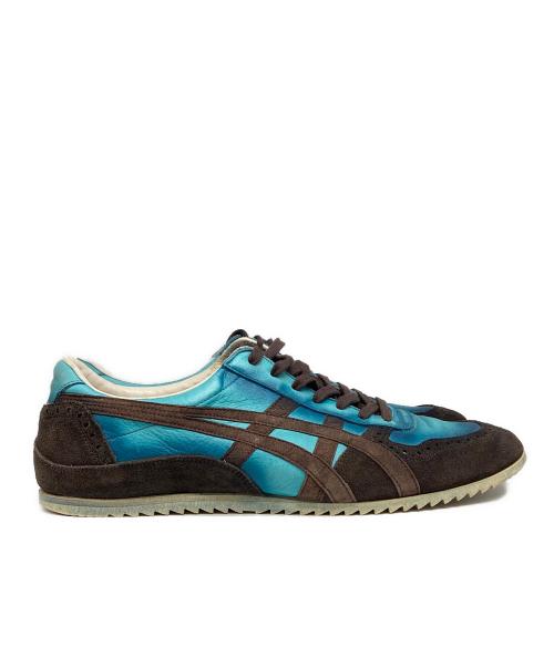 Onitsuka Tiger（オニツカタイガー）Onitsuka Tiger (オニツカタイガー) スニーカー ブルー×ブラウン サイズ:27.5cmの古着・服飾アイテム