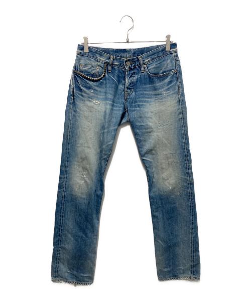 Hysteric Glamour（ヒステリックグラマー）Hysteric Glamour (ヒステリックグラマー) スタッズデニムパンツ インディゴ サイズ:30の古着・服飾アイテム