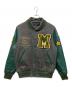 McGREGOR（マックレガー）の古着「90’Sウールレザースタジャン」｜グリーン×グレー