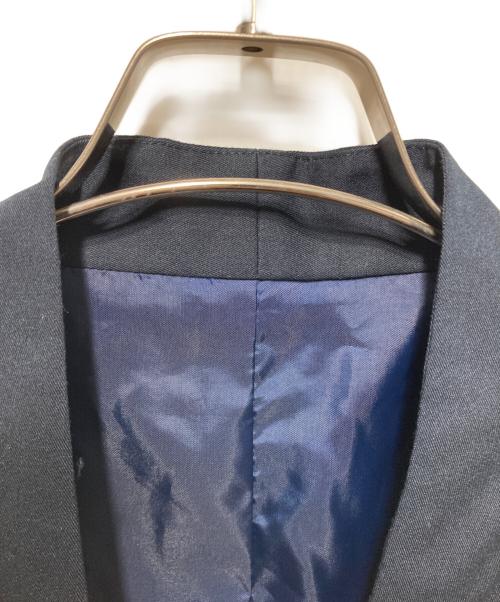 RUIRUE BOUTIQUE（ルイルエブティック）RUIRUE BOUTIQUE (ルイルエブティック) ペプラムジャケット＆シフォンセットアップ ネイビー サイズ:Mの古着・服飾アイテム