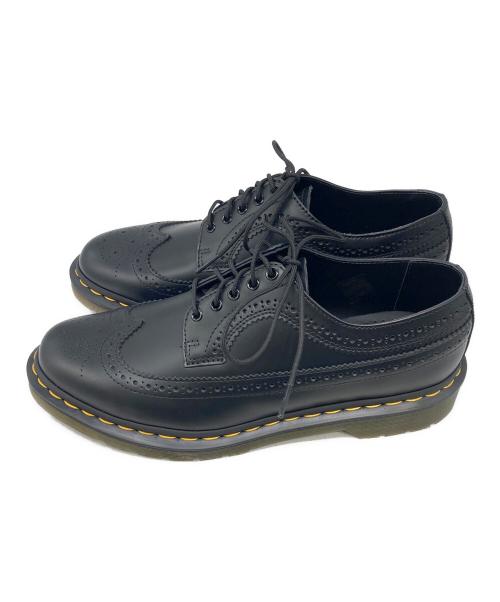 Dr.Martens（ドクターマーチン）Dr.Martens (ドクターマーチン) イエローステッチブローグシューズ ブラック サイズ:27.0の古着・服飾アイテム