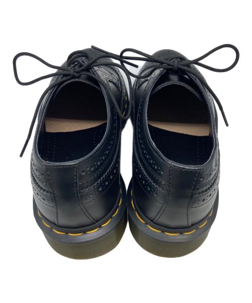 Dr.Martens（ドクターマーチン）Dr.Martens (ドクターマーチン) イエローステッチブローグシューズ ブラック サイズ:27.0の古着・服飾アイテム