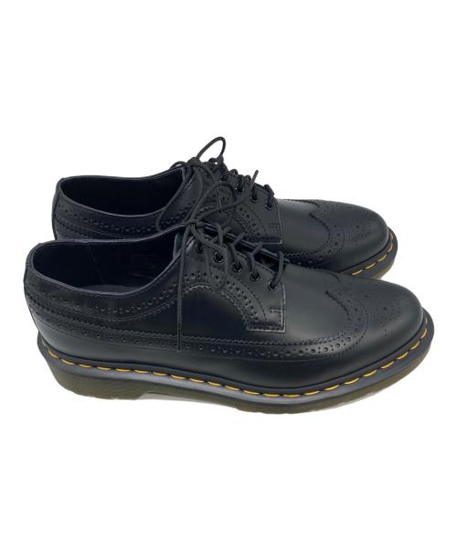Dr.Martens（ドクターマーチン）Dr.Martens (ドクターマーチン) イエローステッチブローグシューズ ブラック サイズ:27.0の古着・服飾アイテム