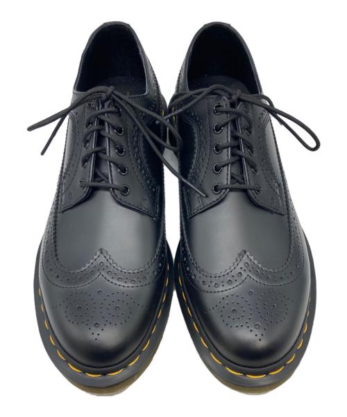 Dr.Martens（ドクターマーチン）Dr.Martens (ドクターマーチン) イエローステッチブローグシューズ ブラック サイズ:27.0の古着・服飾アイテム