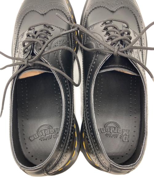 Dr.Martens（ドクターマーチン）Dr.Martens (ドクターマーチン) イエローステッチブローグシューズ ブラック サイズ:27.0の古着・服飾アイテム