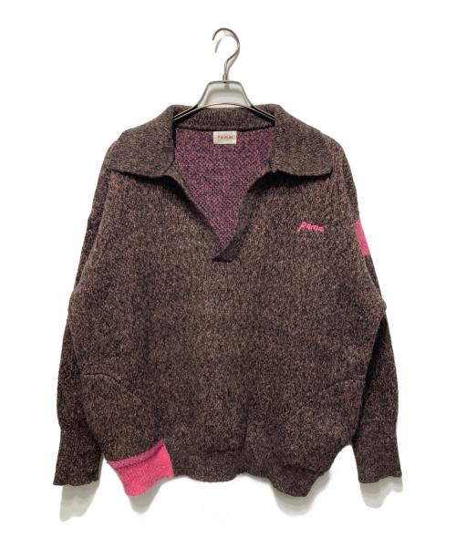 PAMM（パム）PAMM (パム) PAMMのスキッパーニット ピンク サイズ:freeの古着・服飾アイテム